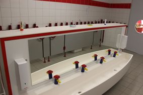 Sanitäranlage der Kita